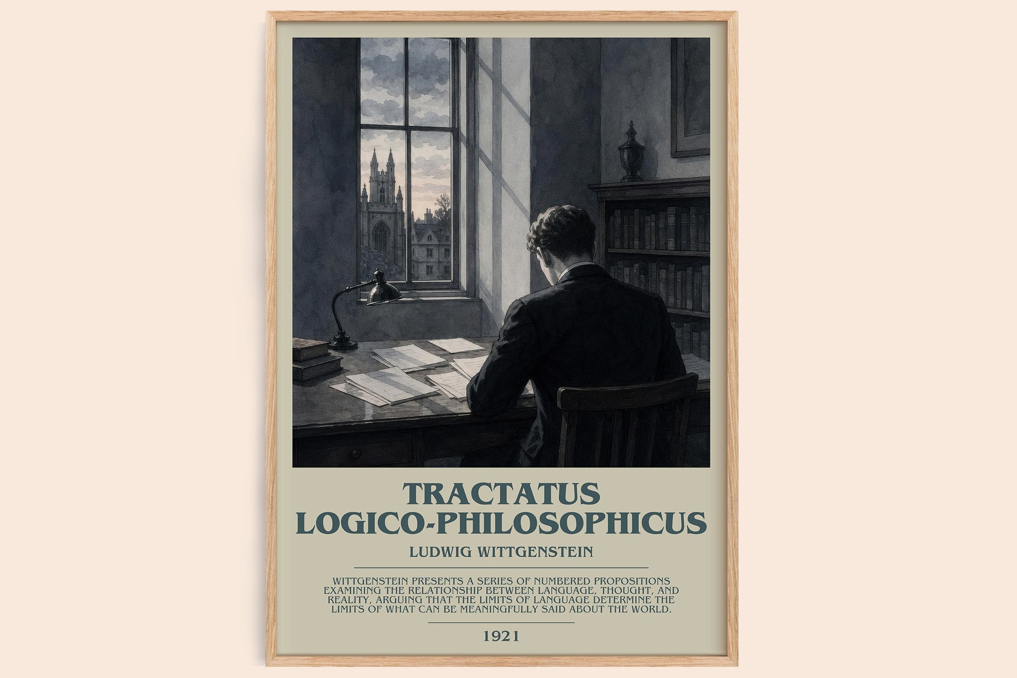 Tractatus Logico-Philosophicus Bookish Wall Art by Ludwig Wittgenstein
