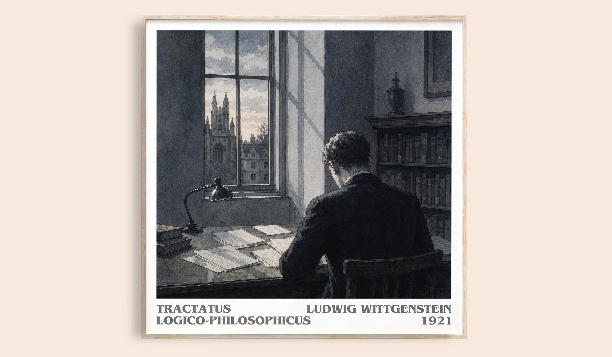 Tractatus Logico-Philosophicus Literary Art Print by L. Wittgenstein