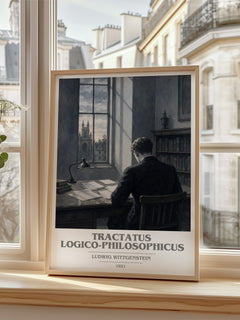 Tractatus Logico-Philosophicus book cover poster colour and style options – Ludwig Wittgenstein book art