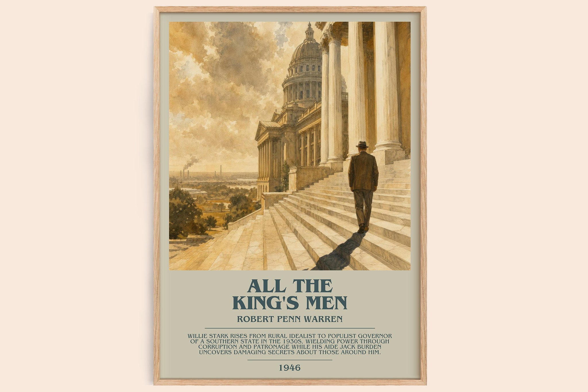 All the King's Men Bookish Wall Art by Robert Penn Warren