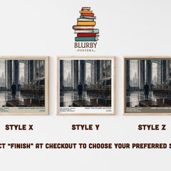 The General Theory of Employment, Interest and Money literary print in frame leaning in hallway – non fiction wall art