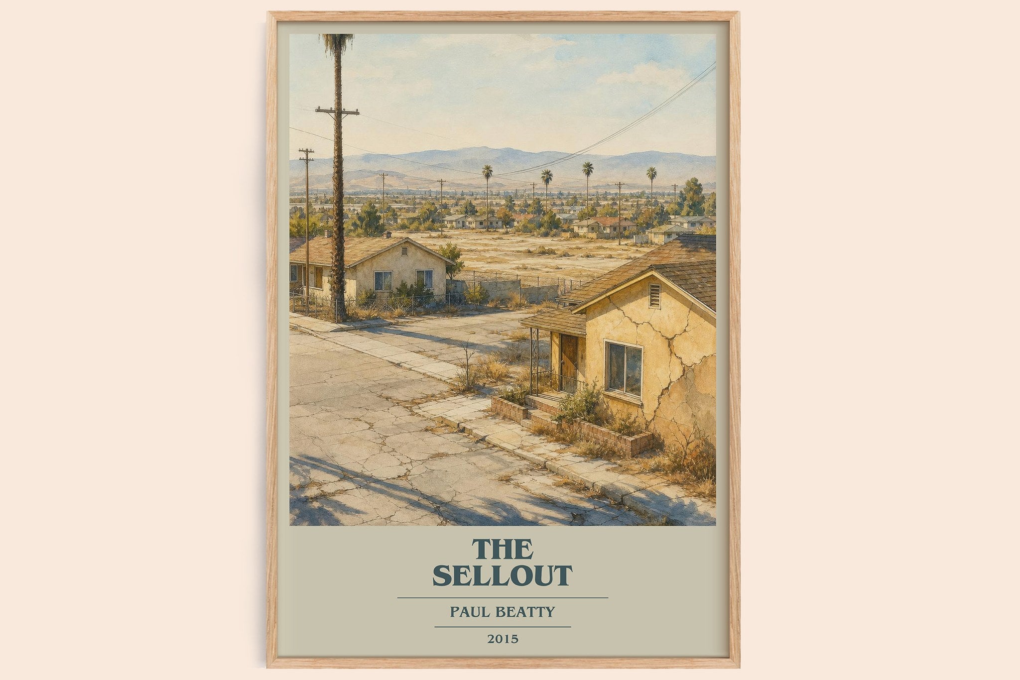 The Sellout Book Cover Poster by Paul Beatty