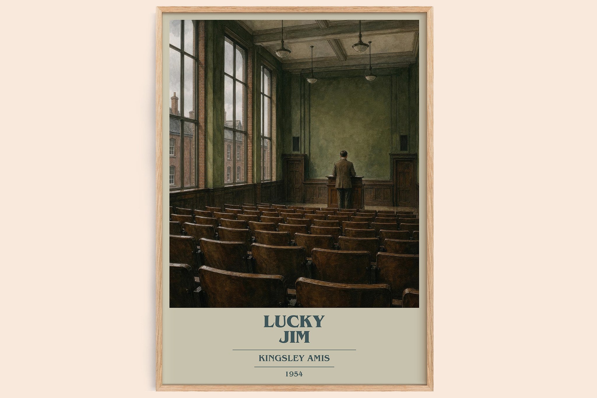 Lucky Jim Book Cover Poster by Kingsley Amis