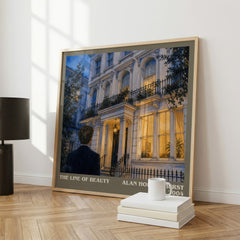The Line of Beauty literary art print colour and style options – Alan Hollinghurst book art