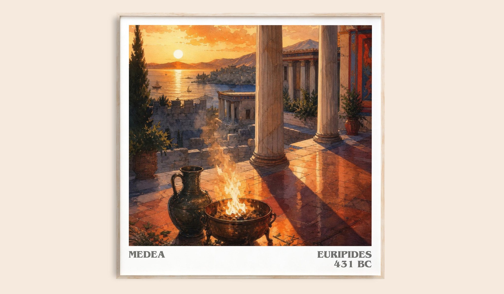 Medea Literary Art Print by Euripides