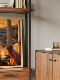 Medea book watercolour illustration paper finish options – matte satin gloss