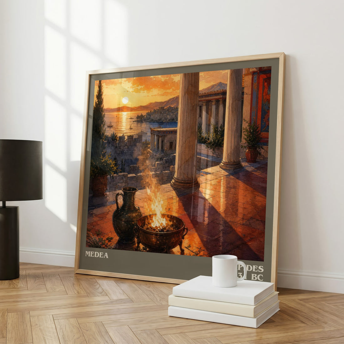Medea literary art print colour and style options – Euripides book art