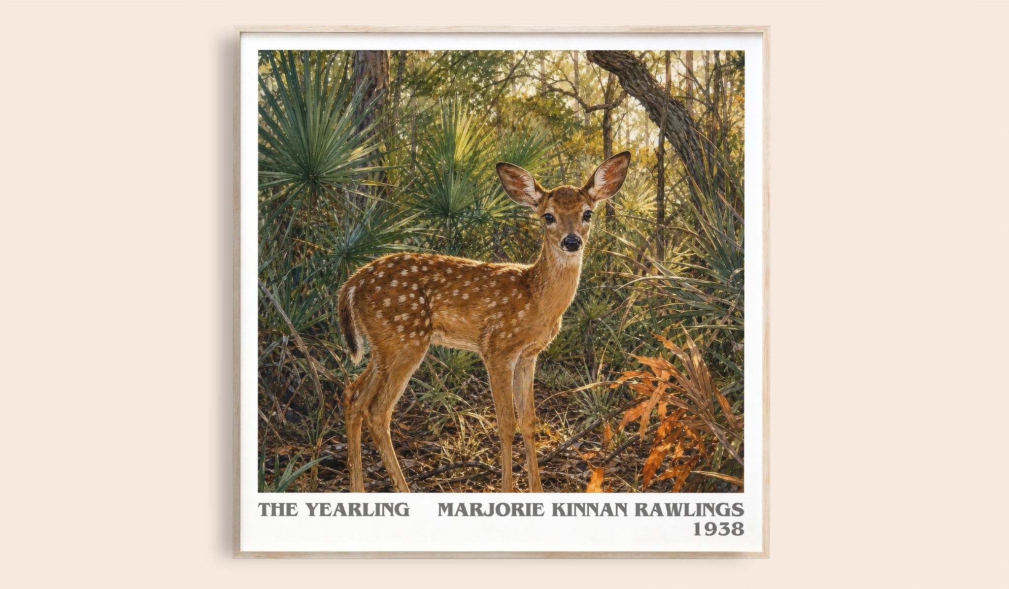 The Yearling Literary Art Print by Marjorie Kinnan Rawlings