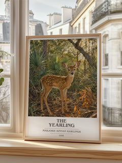 The Yearling book cover poster colour and style options – Marjorie Kinnan Rawlings book art