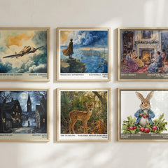The Yearling literary art print colour and style options – Marjorie Kinnan Rawlings book art