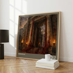 Oresteia literary art print colour and style options – Aeschylus book art