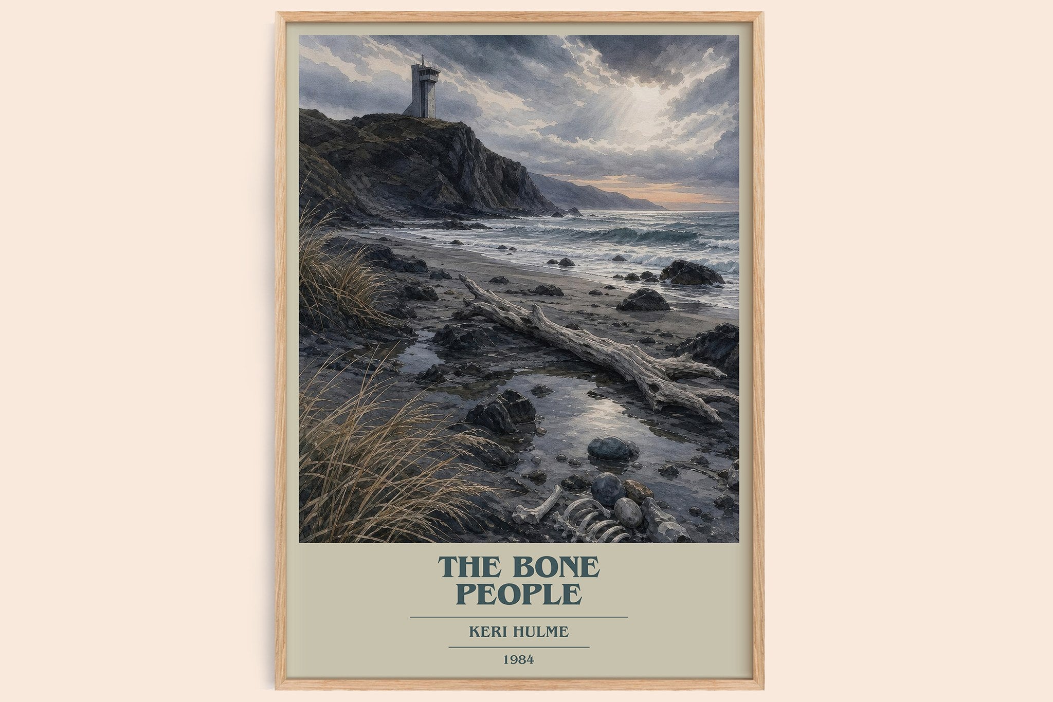 The Bone People Book Cover Poster by Keri Hulme