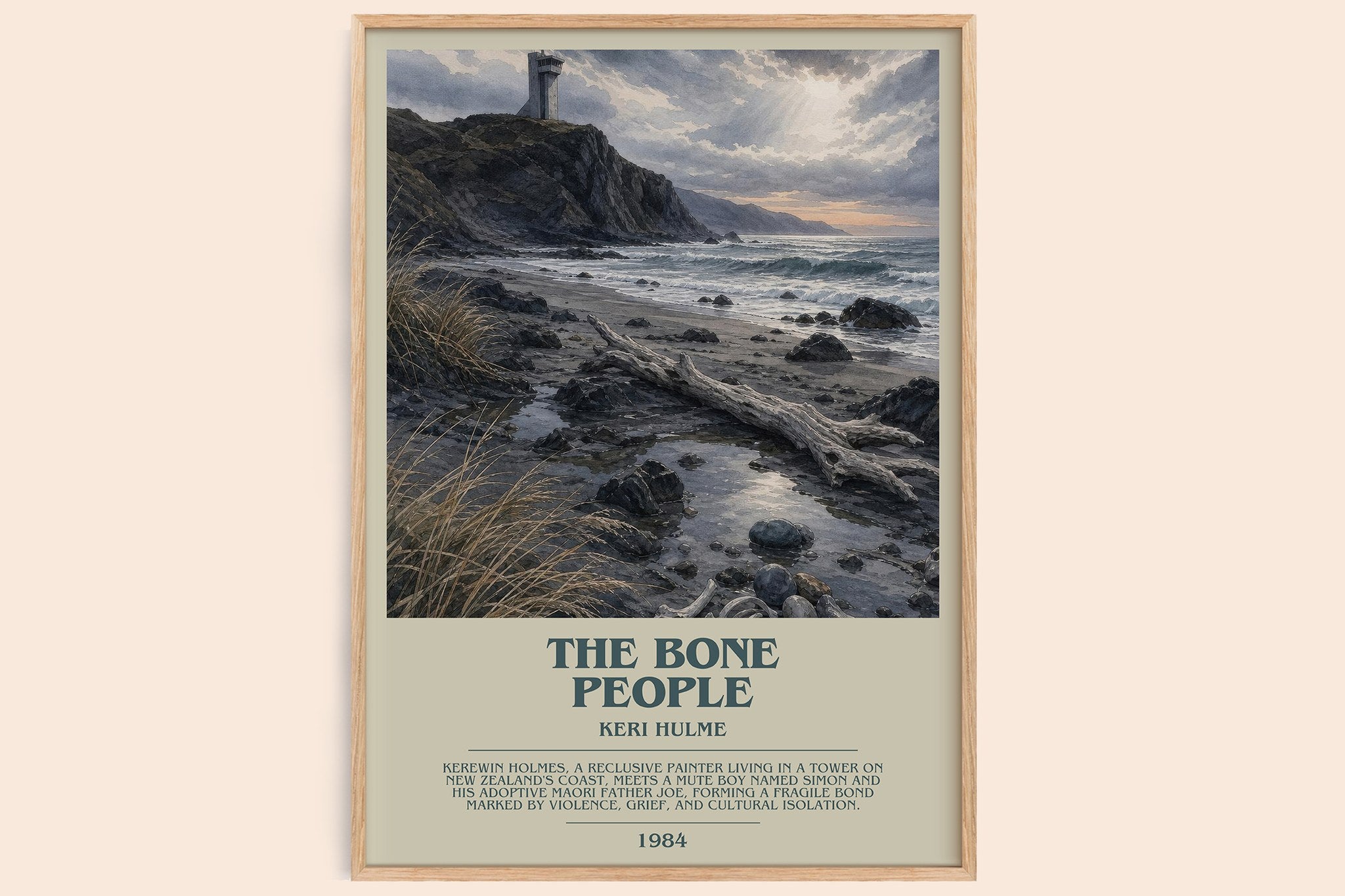 The Bone People Bookish Wall Art by Keri Hulme
