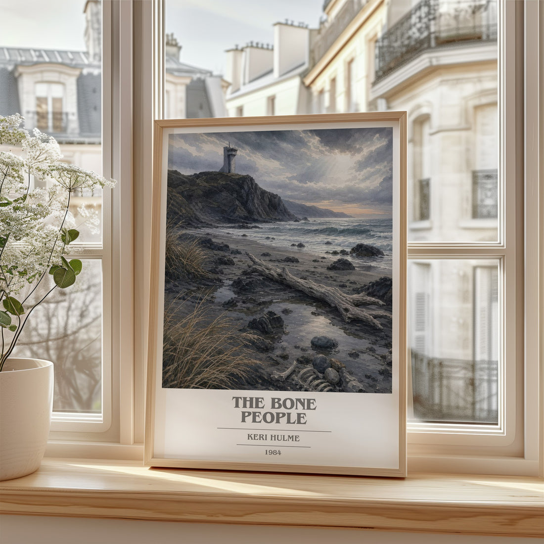 The Bone People book cover poster colour and style options – Keri Hulme book art