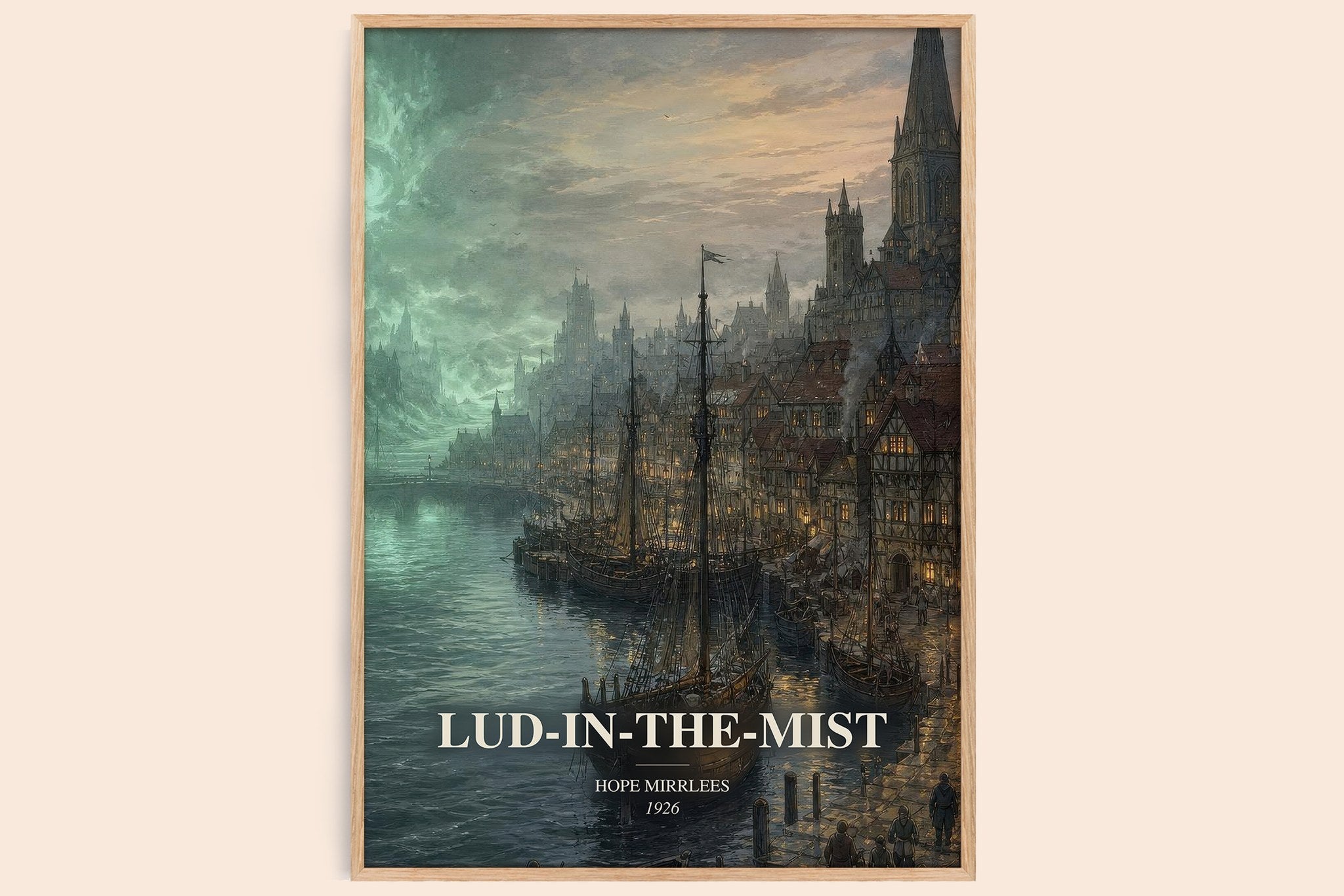 Lud-in-the-Mist Book Watercolour Illustration by Hope Mirrlees