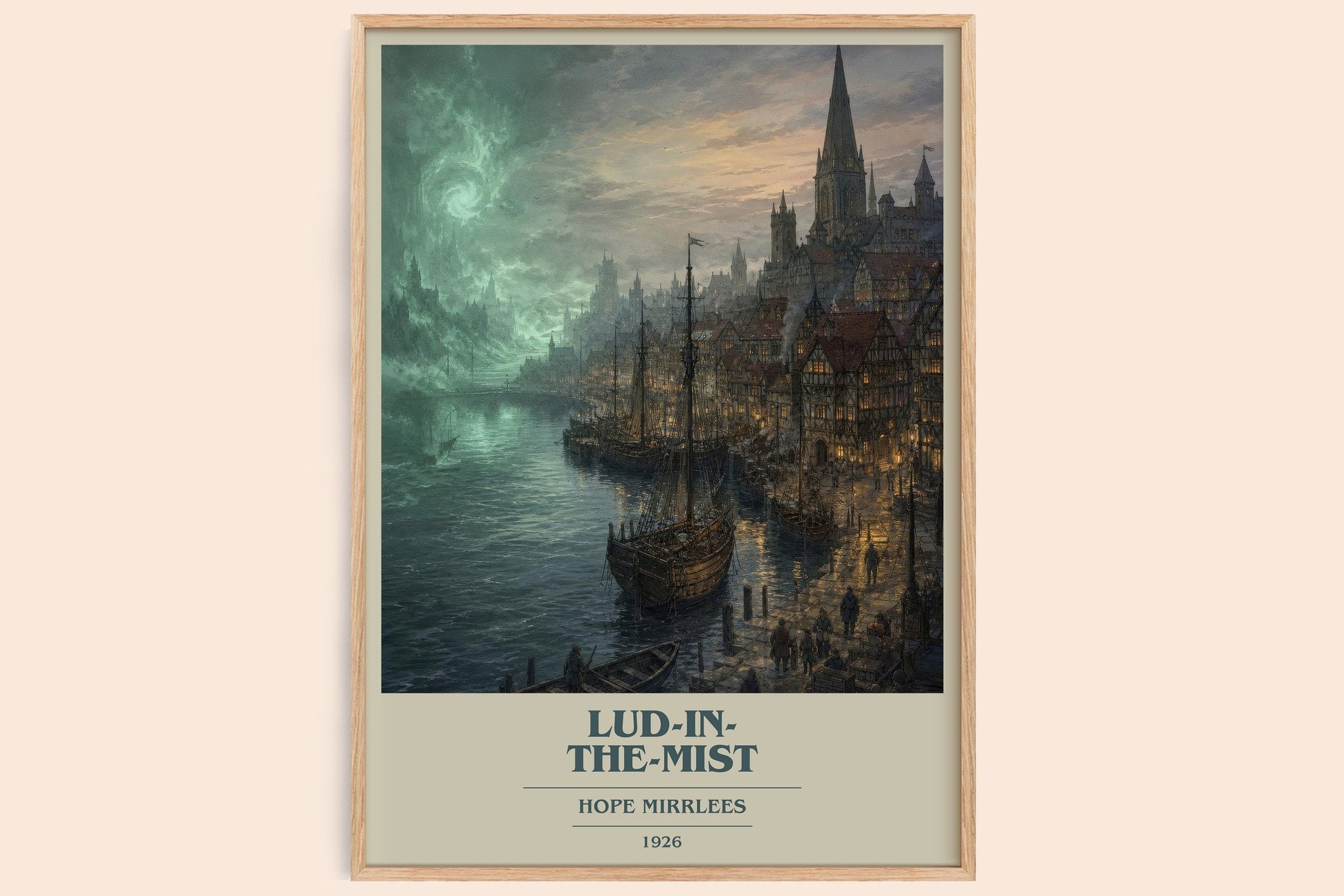 Lud-in-the-Mist Book Cover Poster by Hope Mirrlees