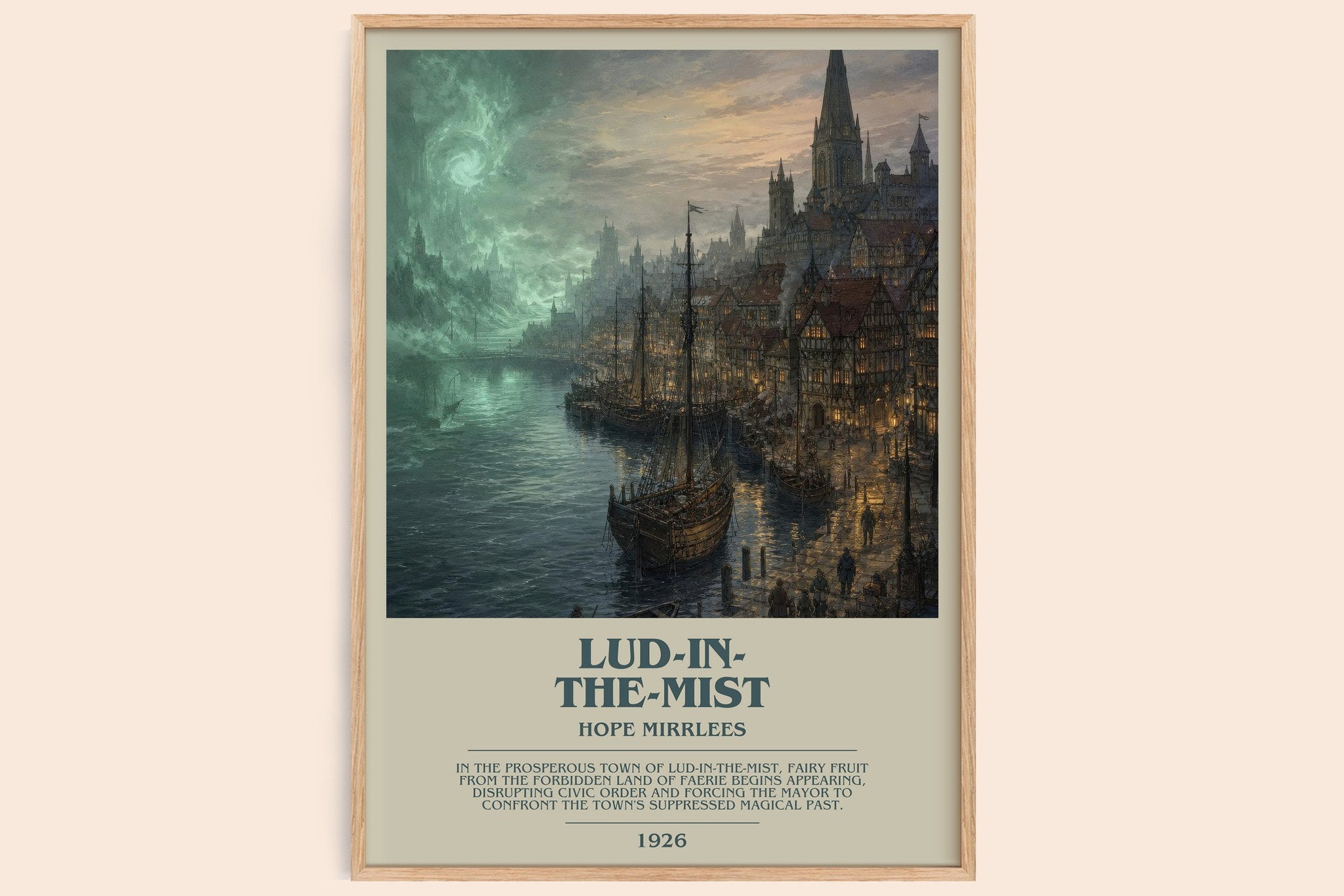 Lud-in-the-Mist Bookish Wall Art by Hope Mirrlees