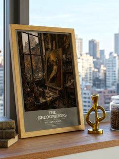 The Recognitions book cover poster colour and style options – William Gaddis book art