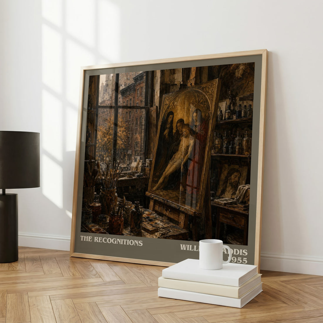The Recognitions literary art print colour and style options – William Gaddis book art