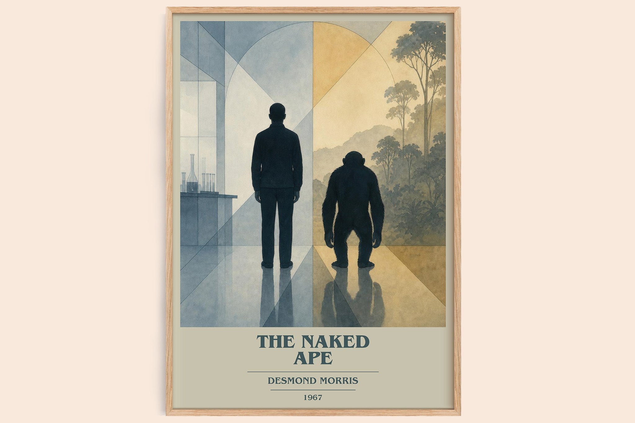The Naked Ape Book Cover Poster by Desmond Morris