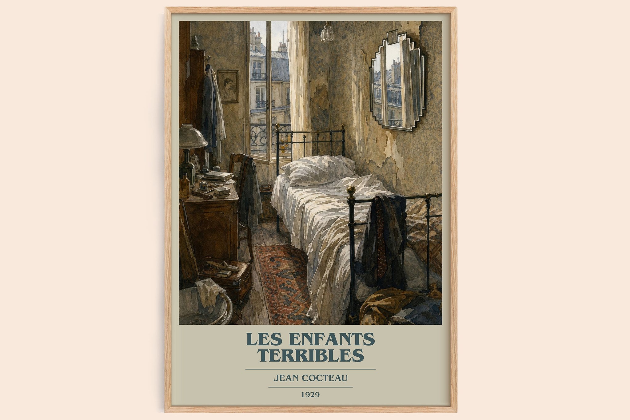 Les Enfants Terribles Book Cover Poster by Jean Cocteau
