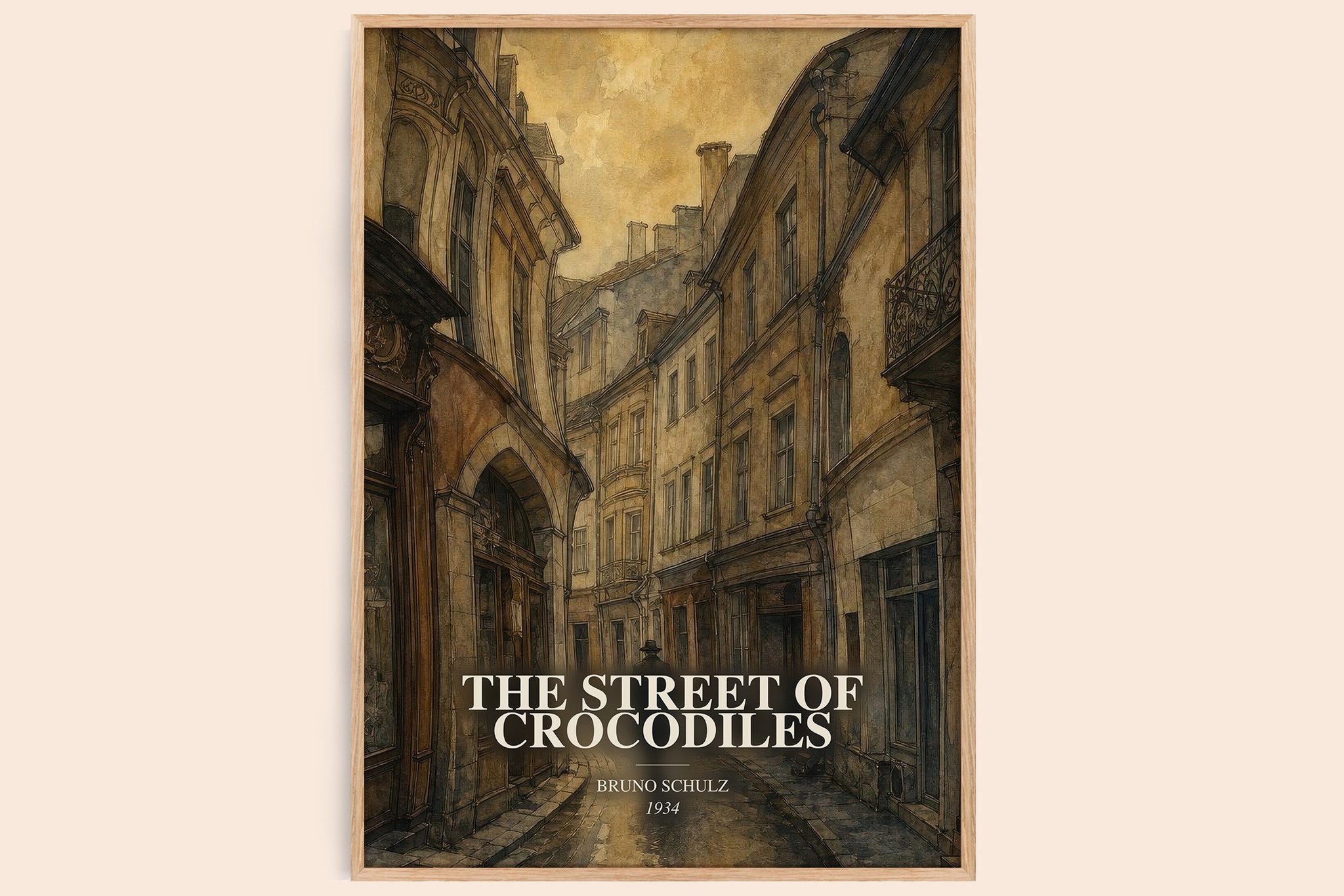 The Street of Crocodiles Book Watercolour Illustration by Bruno Schulz