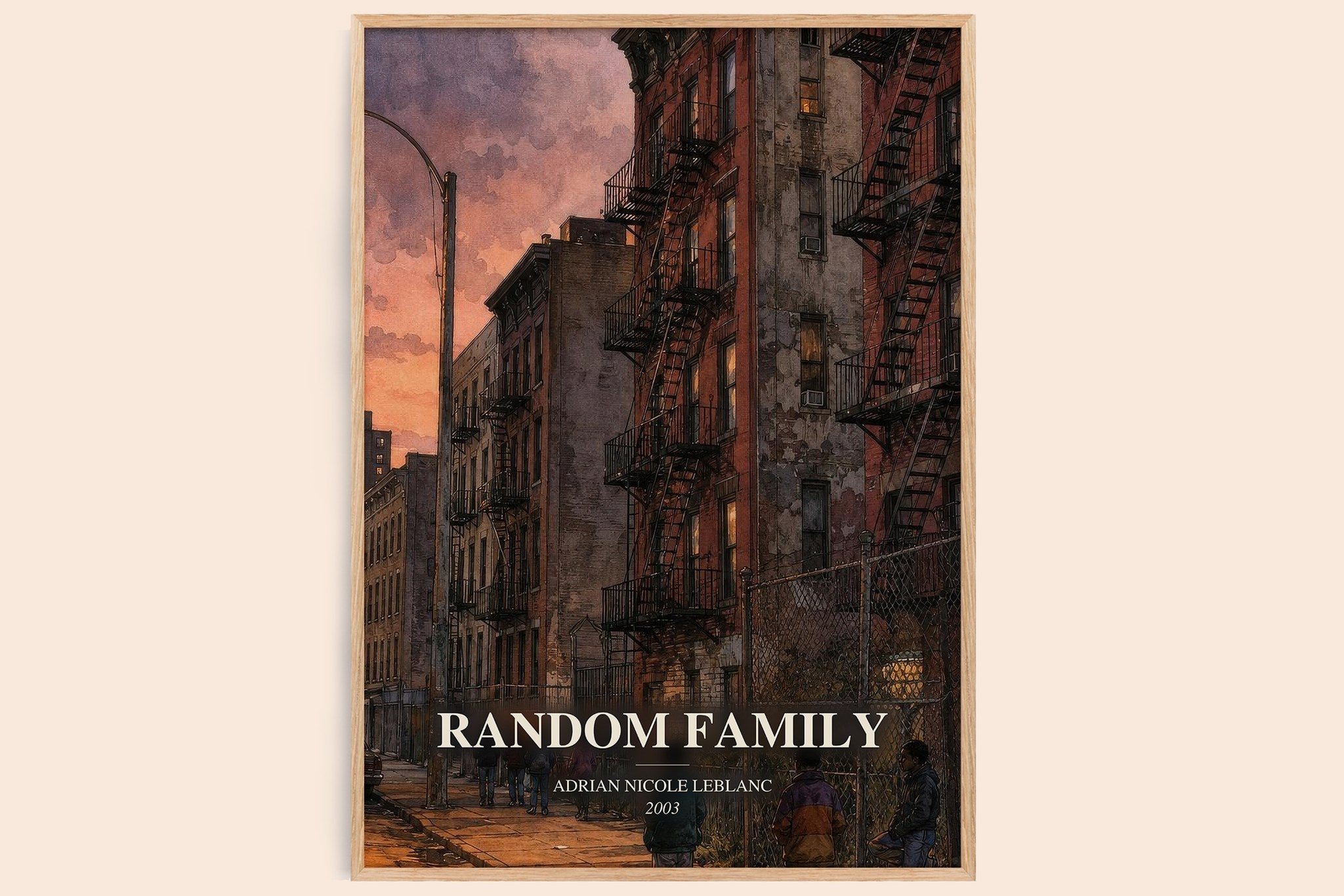 Random Family Book Watercolour Illustration by Adrian Nicole LeBlanc