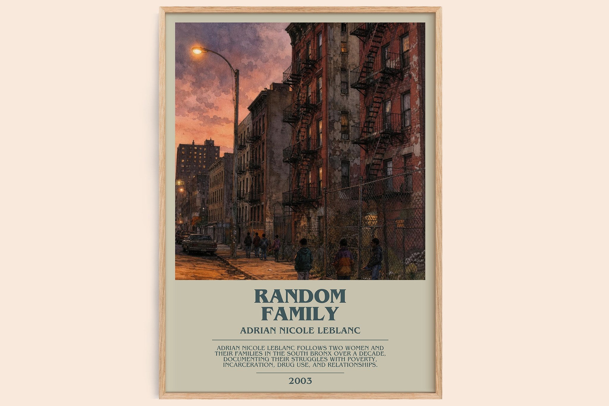 Random Family Bookish Wall Art by Adrian Nicole LeBlanc