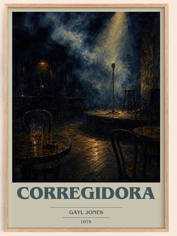 Corregidora book cover book poster by Gayl Jones – framed literary art print