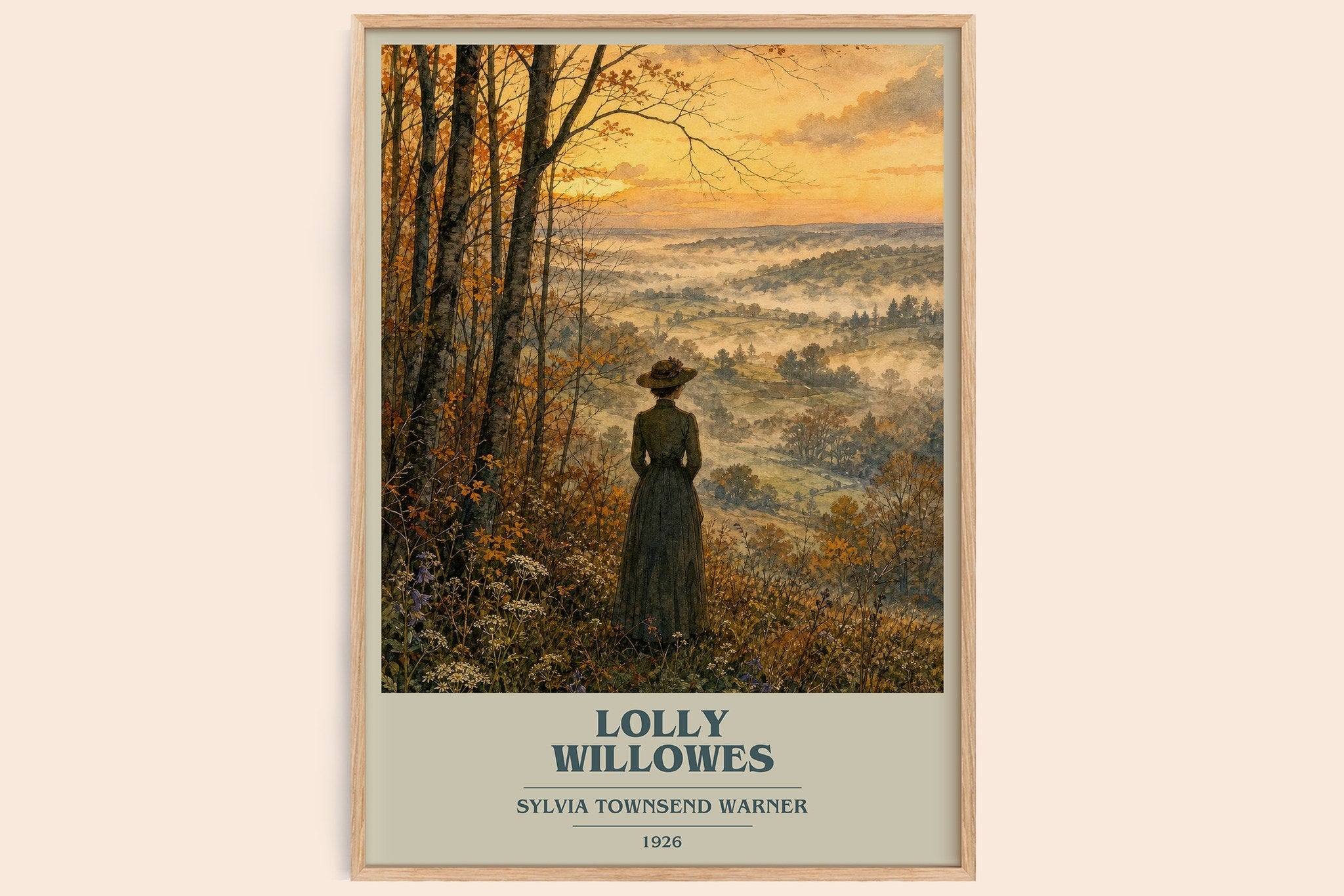 Lolly Willowes Book Cover Poster by Sylvia Townsend Warner
