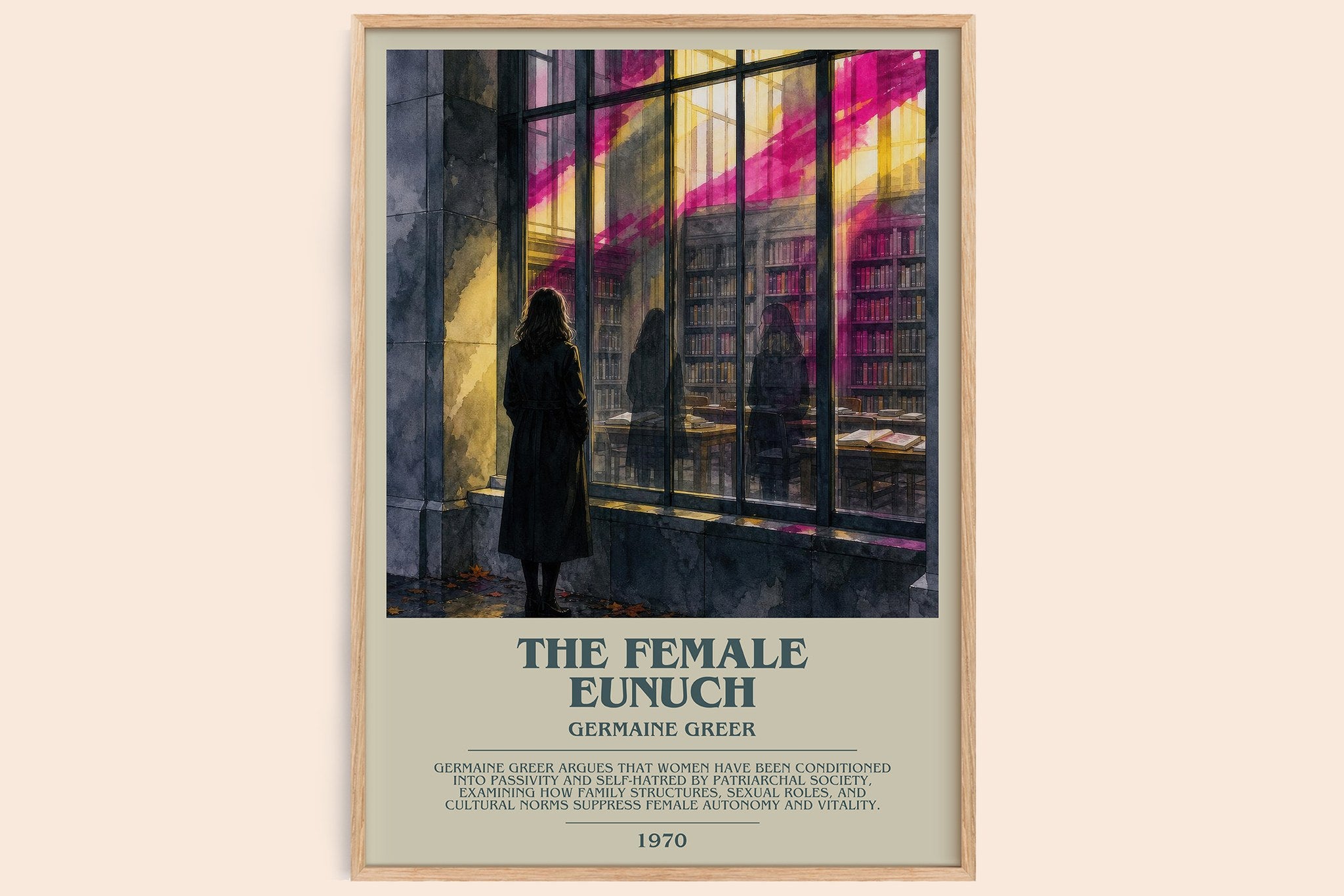 The Female Eunuch Bookish Wall Art by Germaine Greer