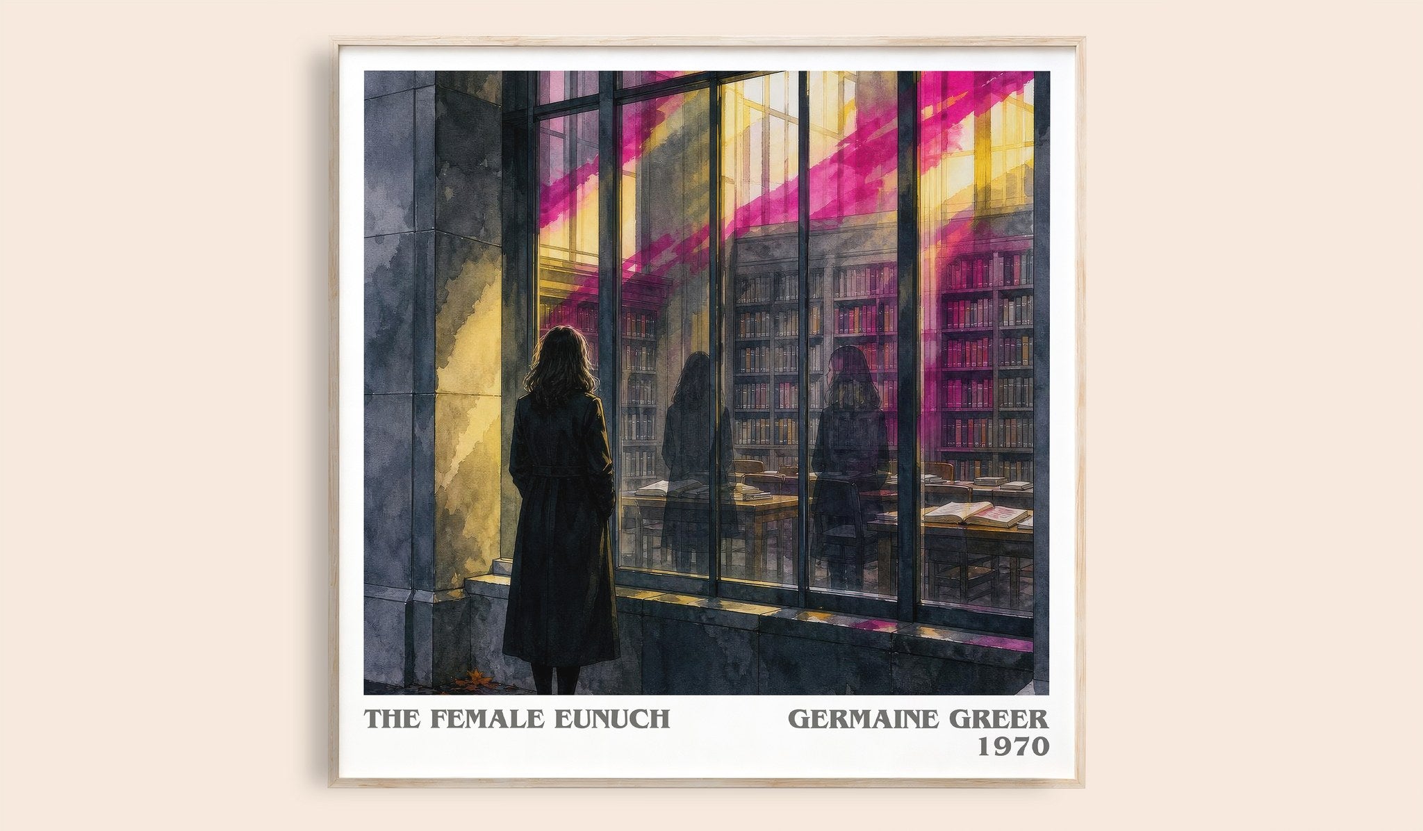The Female Eunuch Literary Art Print by Germaine Greer