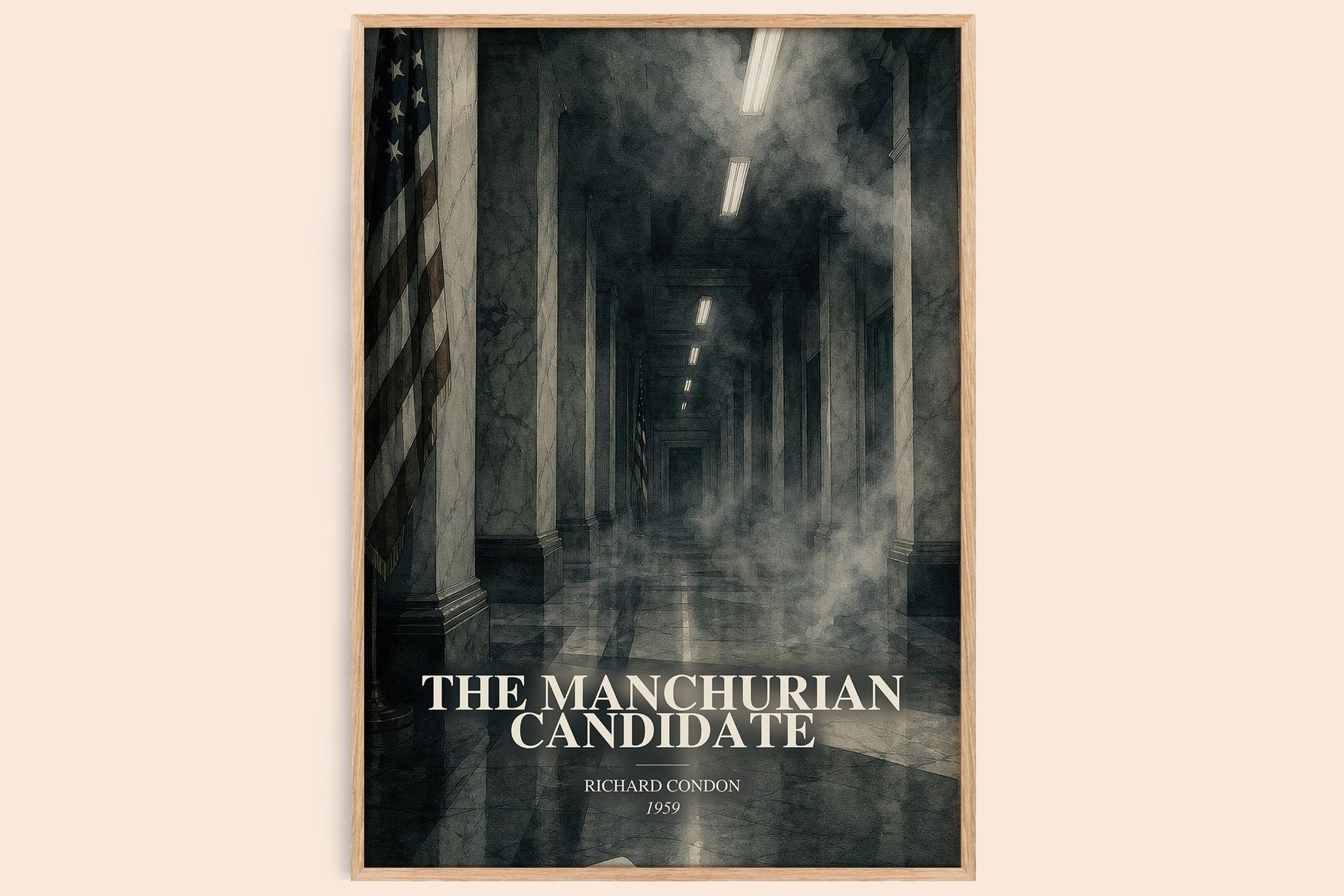 Manchurian Candidate Book Watercolour Illustration by Richard Condon