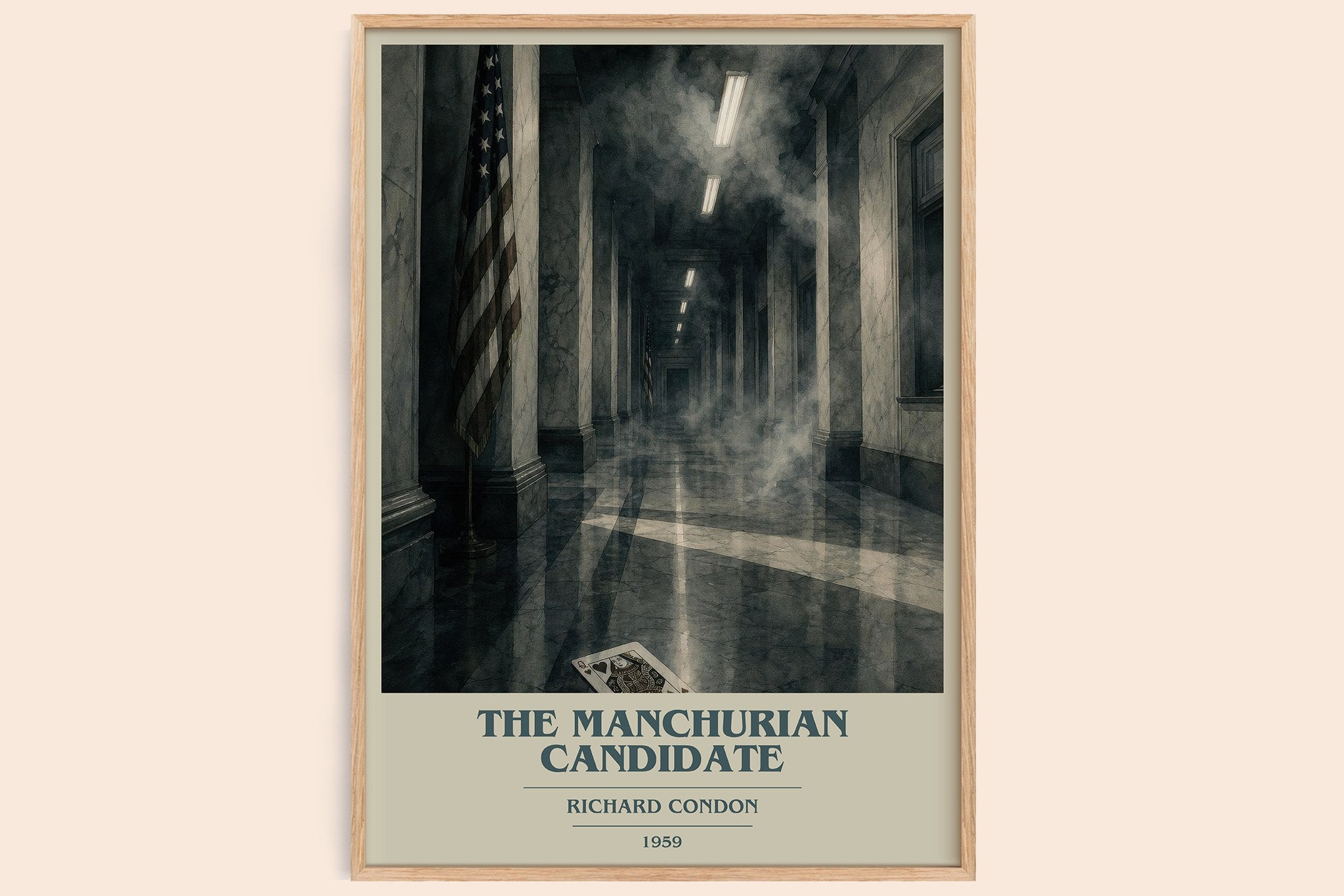 The Manchurian Candidate Book Cover Poster by Richard Condon