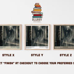 The Manchurian Candidate literary print in frame leaning in hallway – thriller wall art