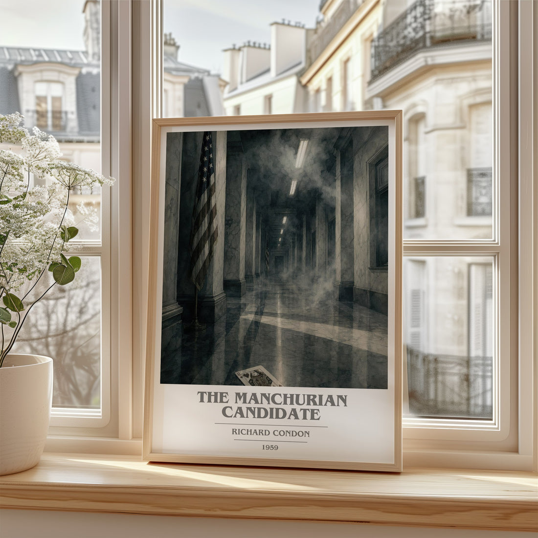 The Manchurian Candidate book cover poster colour and style options – Richard Condon book art