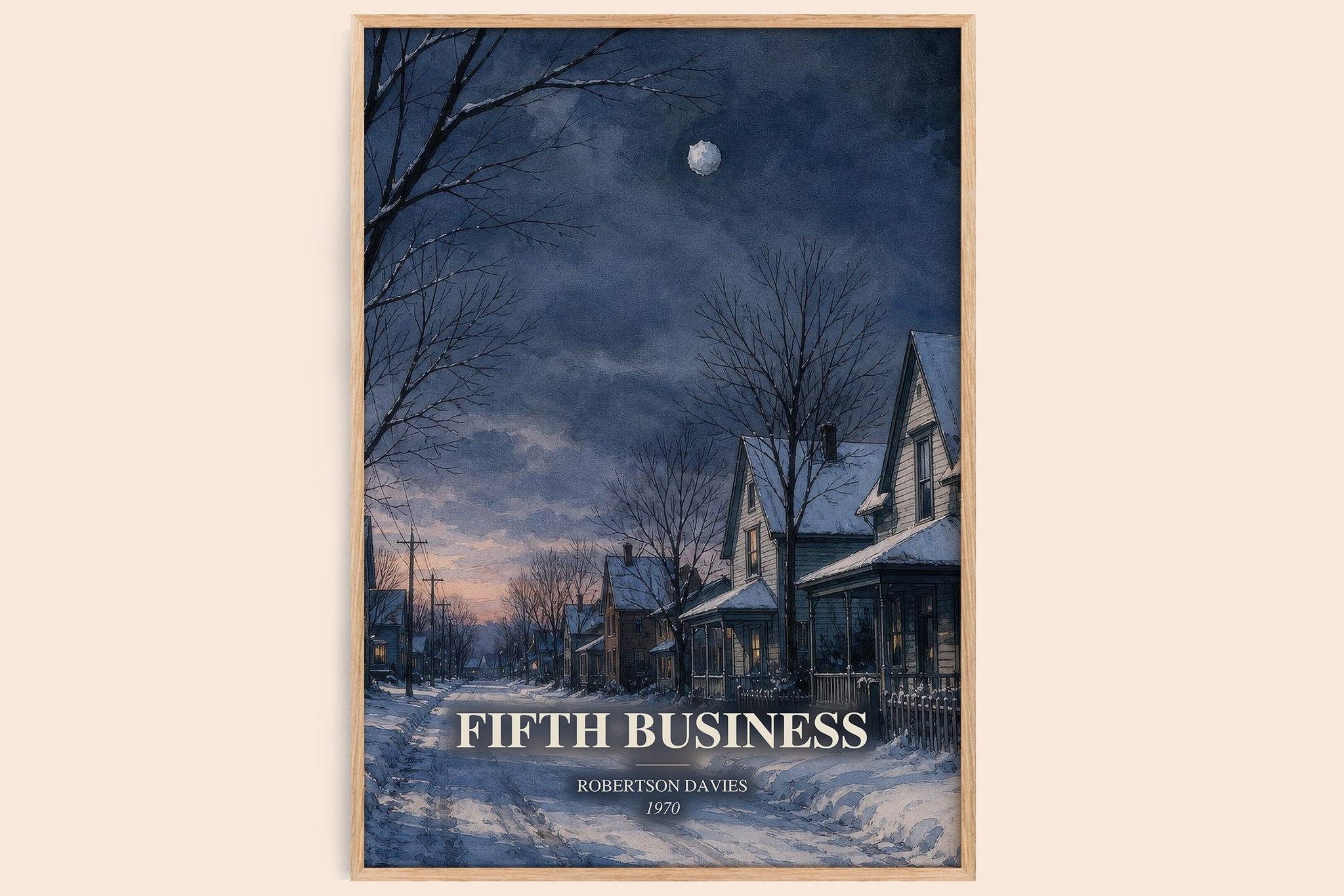 Fifth Business Book Watercolour Illustration by Robertson Davies