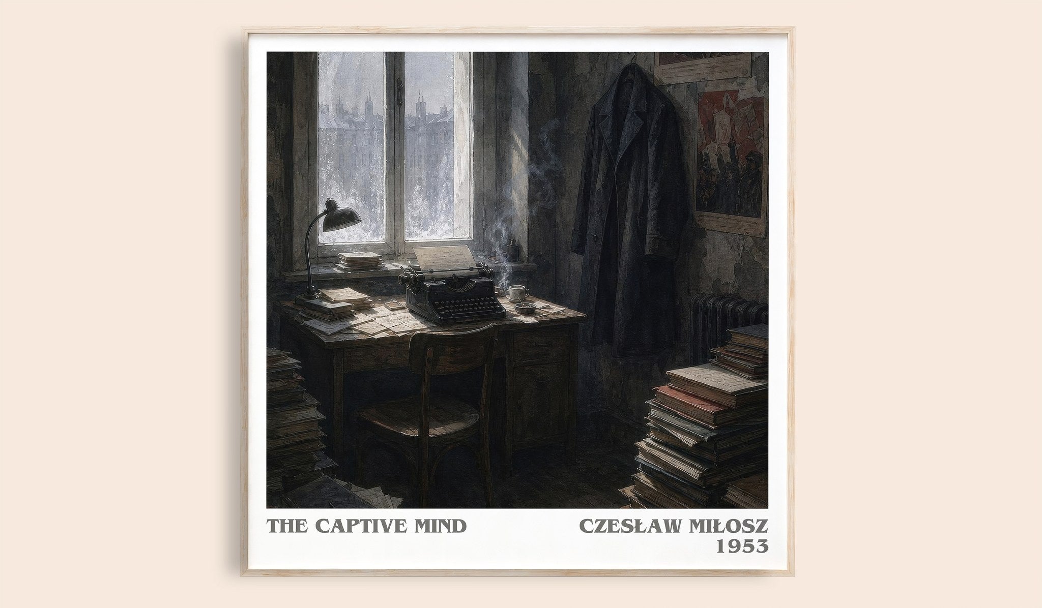 The Captive Mind Literary Art Print by Czesław Miłosz