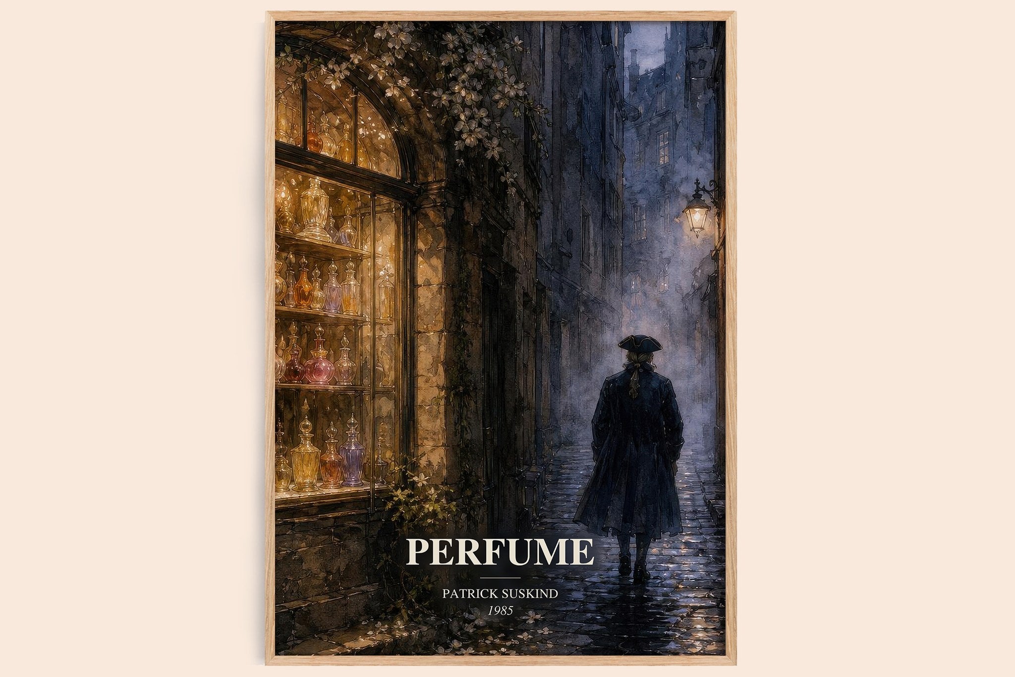 Perfume Book Watercolour Illustration by Patrick Suskind