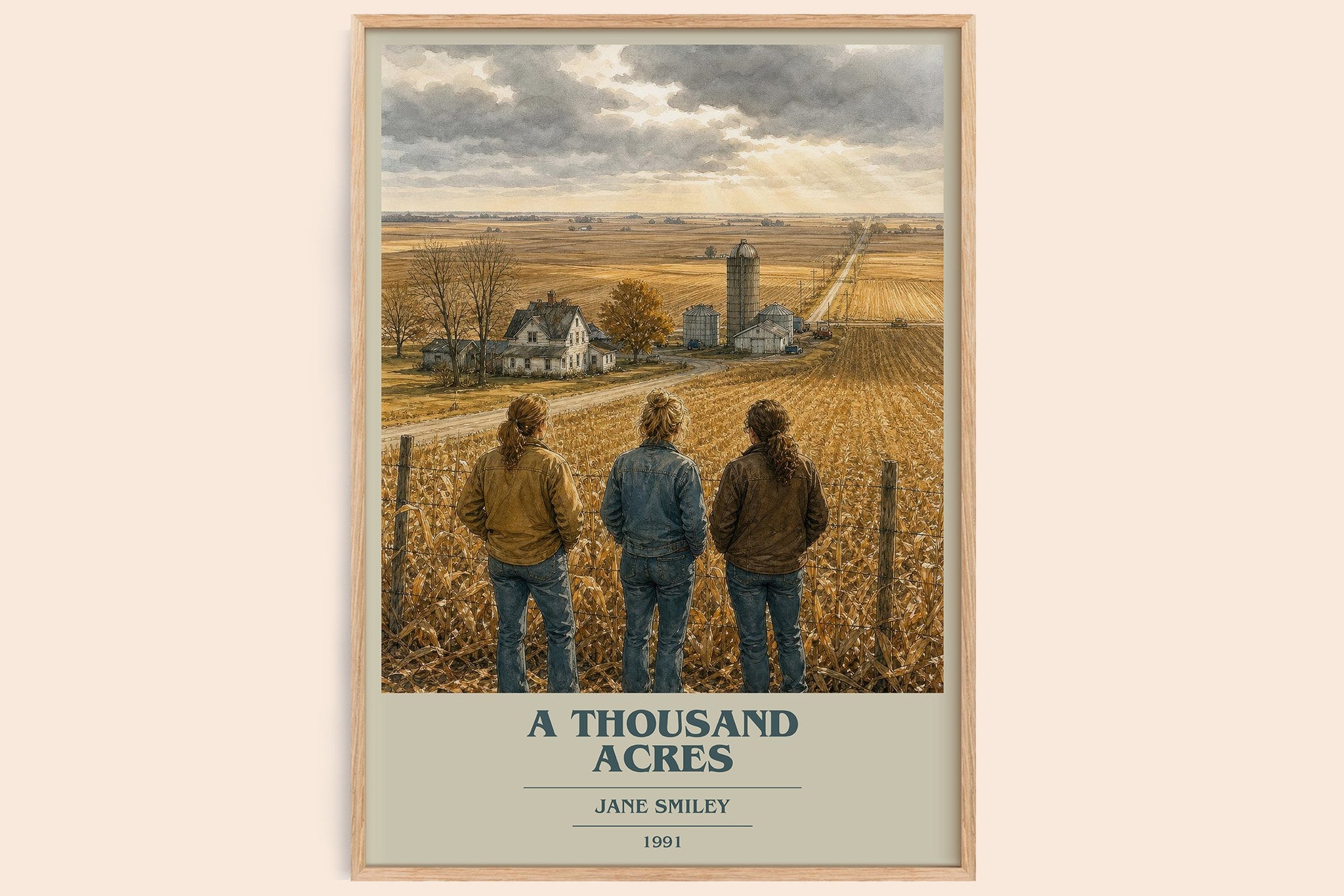 A Thousand Acres Book Cover Poster by Jane Smiley