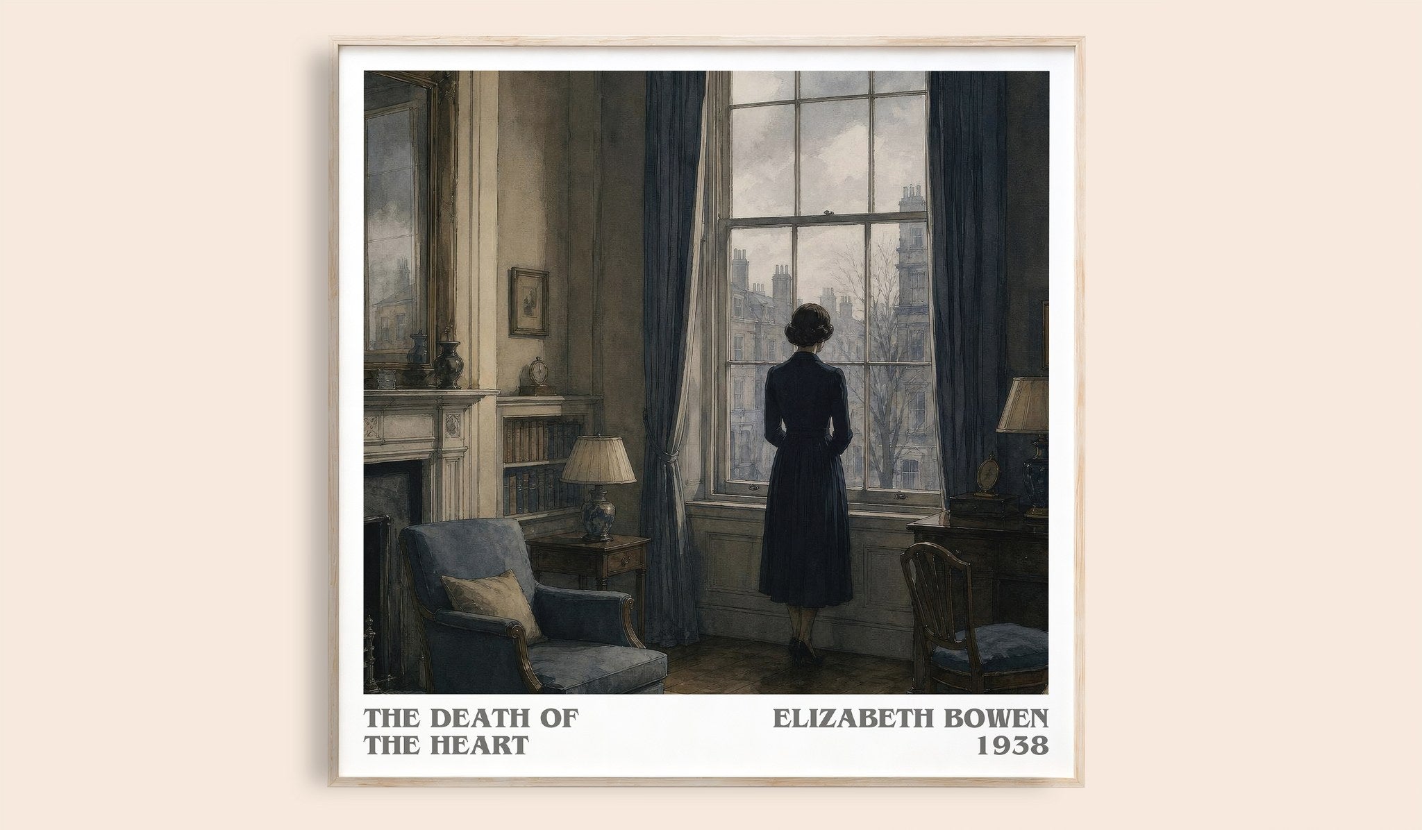 The Death of the Heart Literary Art Print by Elizabeth Bowen