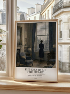 The Death of the Heart book cover poster colour and style options – Elizabeth Bowen book art