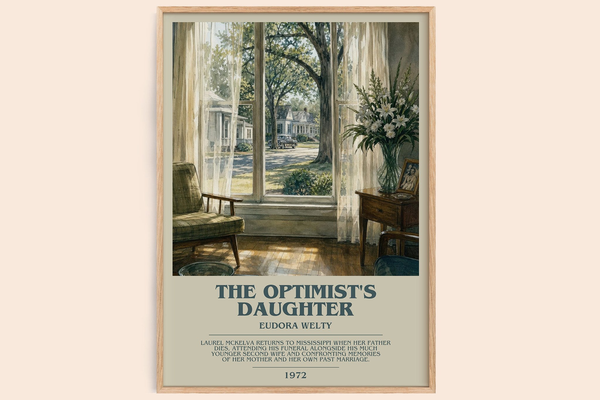 The Optimist's Daughter Bookish Wall Art by Eudora Welty