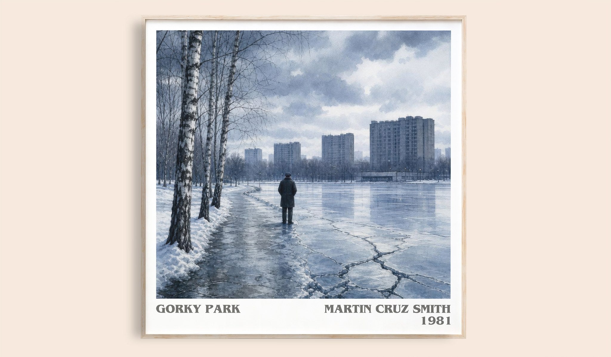 Gorky Park Literary Art Print by Martin Cruz Smith
