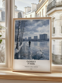 Gorky Park book cover poster colour and style options – Martin Cruz Smith book art