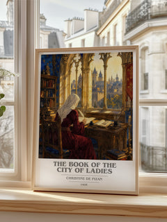 The Book of the City of Ladies book cover poster colour and style options – Christine De Pizan book art