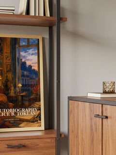 The Autobiography of Alice B. Toklas book watercolour illustration paper finish options – matte satin gloss
