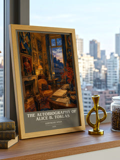 The Autobiography of Alice B. Toklas book cover poster colour and style options – Gertrude Stein book art