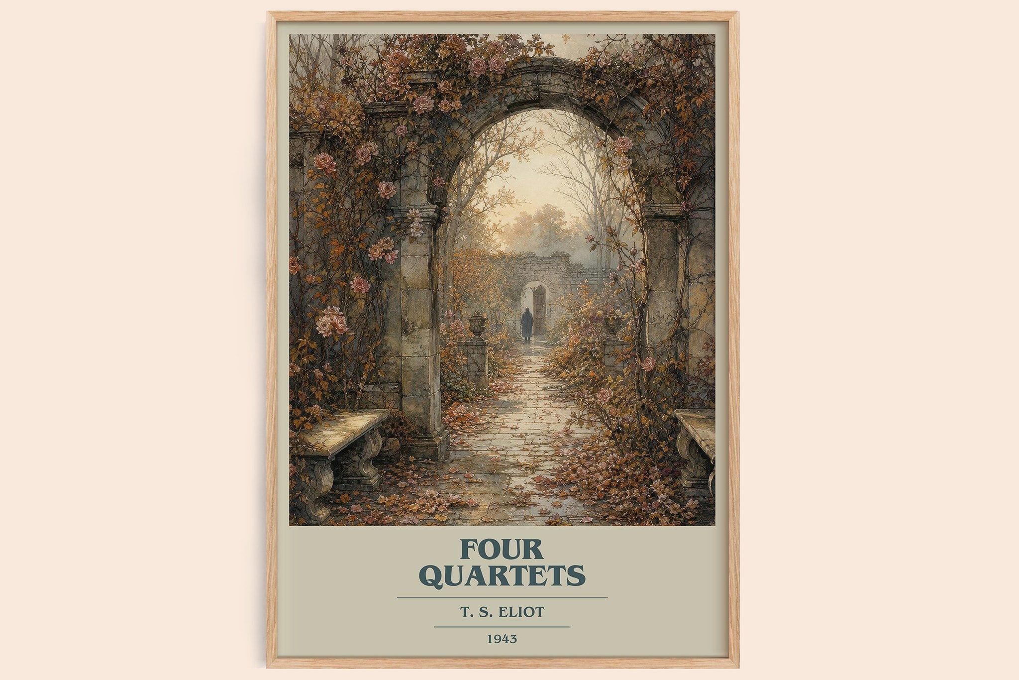 Four Quartets Book Cover Poster by T. S. Eliot