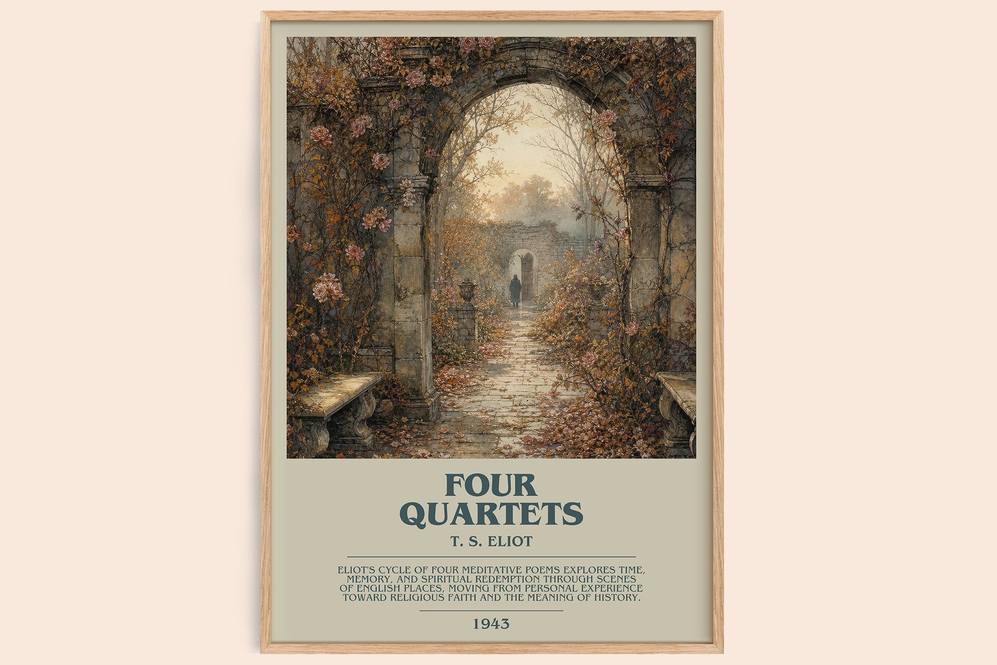 Four Quartets Bookish Wall Art by T. S. Eliot